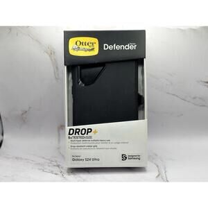 OtterBox OPEN BOX Defender Drop+ Samsung Galaxy S24 Ultra Case - Black